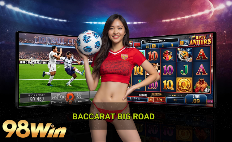 Baccarat big road hot 98win